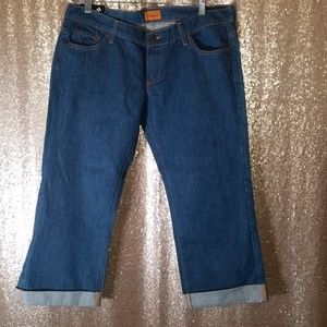 Designer denim Capris